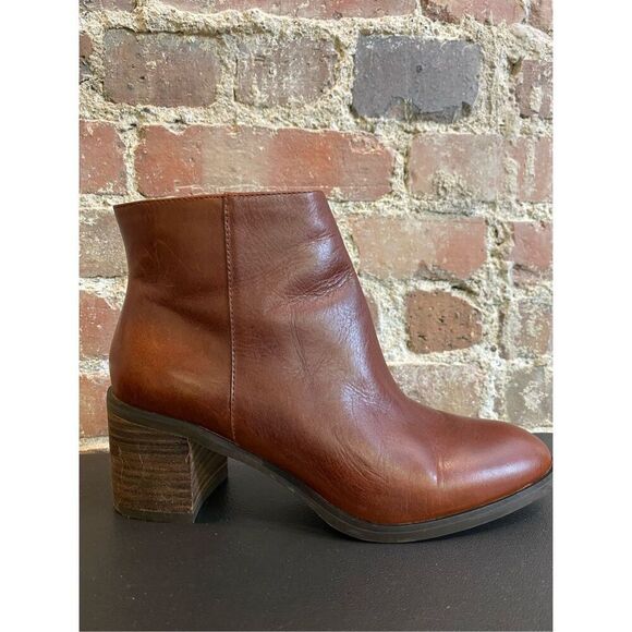 Jizelle Konak Leather Ankle Boots Enzo Angiolini Women’s 5.5m/36 - Picture 1 of 9